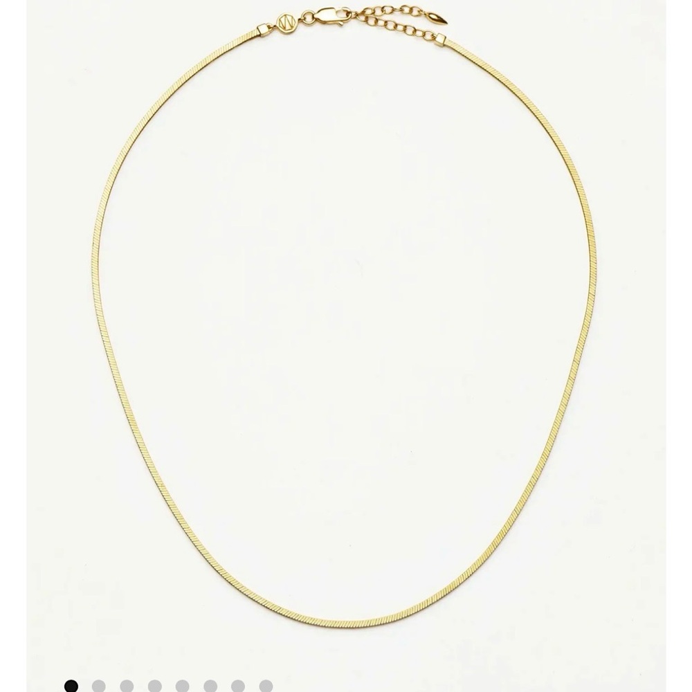 Missoma LUCY WILLIAMS SQUARE SNAKE CHAIN NECKLACE